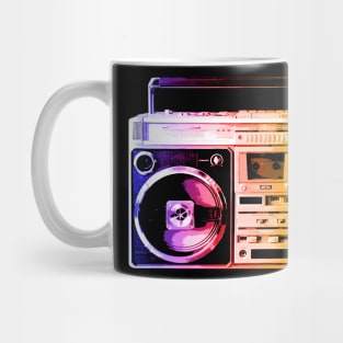 Rainbow Boombox Mug